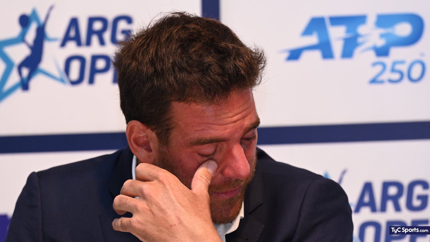 El anuncio de Del Potro entre lágrimas: "El Argentina Open posiblemente sea más una despedida que una vuelta"